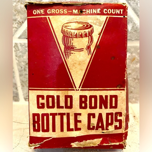 Vintage Gold Bond Bottle Caps in Original Box collectibles cork beer soda - Picture 5 of 9